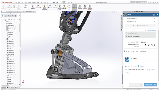 SOLIDWORKS's new and improved design interface