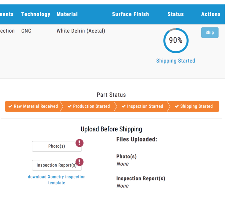 Ship button