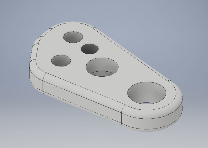 Xometry Instant Quoting Engine Add-In for Autodesk Inventor - Bracket Part Model