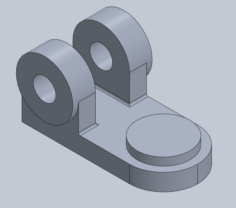 Xometry Instant Quoting Engine Add-In for SOLIDWORKS - Simple Bracket Model