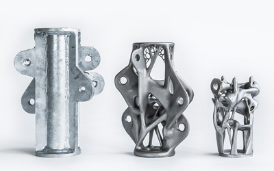 Part consolidation with 3D Printed Aluminum