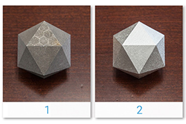 Finishes available with 3D Printed Aluminum