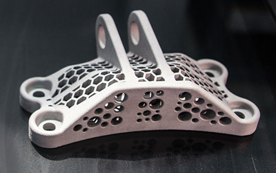 Complex geometry printed in DMLS Alumnium
