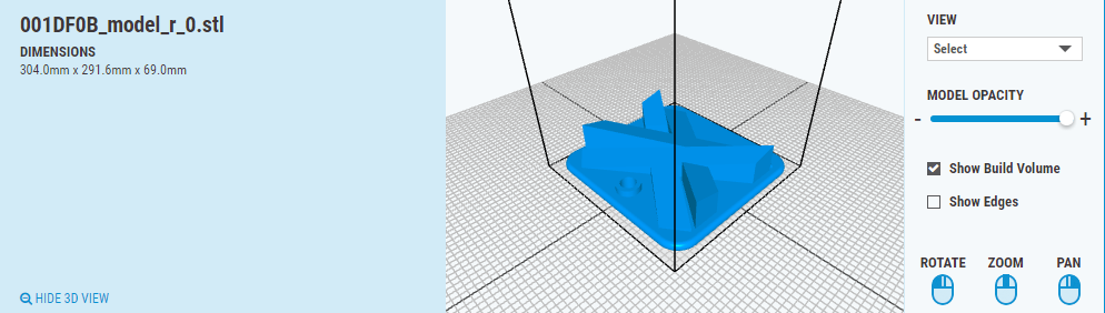 z-height horizontal