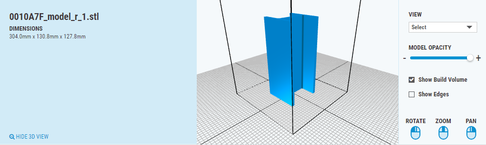 z-height horizontal