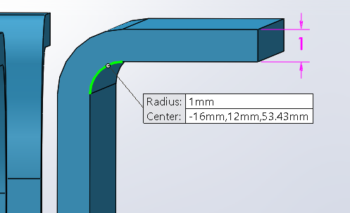 sheet metal bend