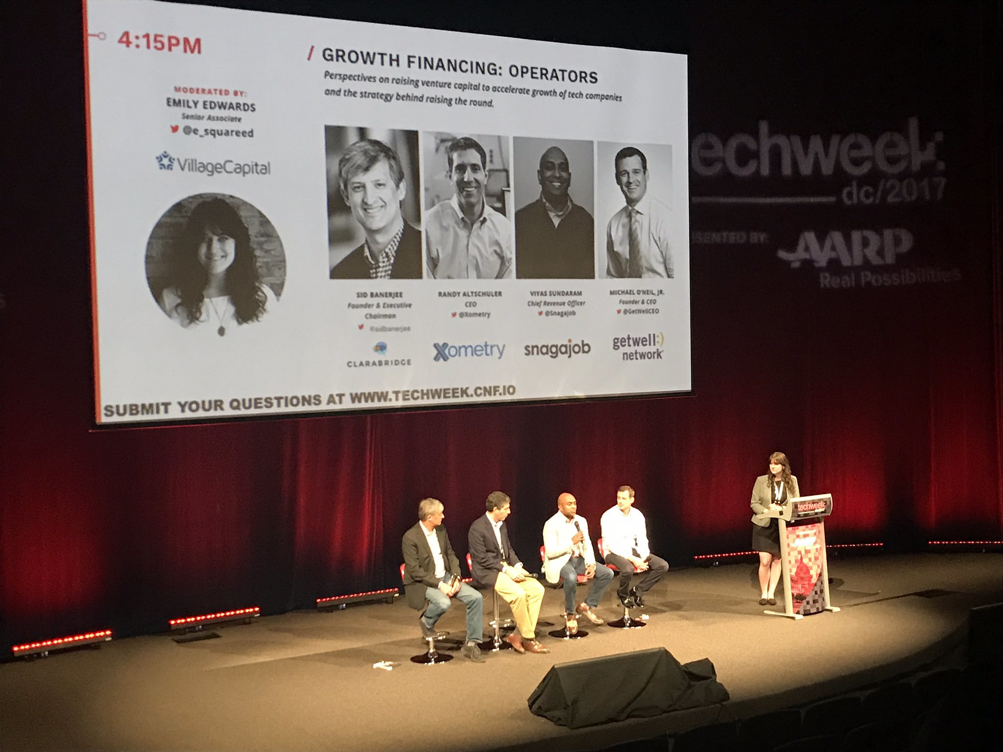 Xometry CEO Randy Altschuler on the panel "Growth Financing: Operators" with several other speakers at TechWeek DC Xometry CEO Randy Altschuler on the panel "Growth Financing: Operators" with several other speakers at TechWeek DC
