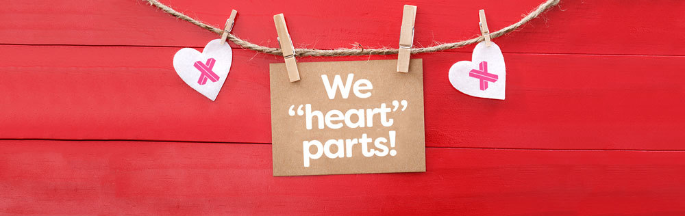 We "heart" parts!