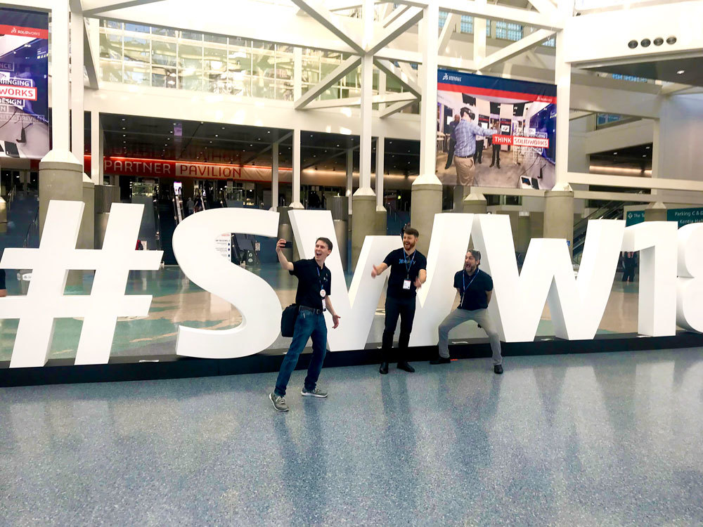 Greg, Hunter, and Mark capturing their excitement to be at #SWW18! Greg, Hunter, and Mark capturing their excitement to be at #SWW18!