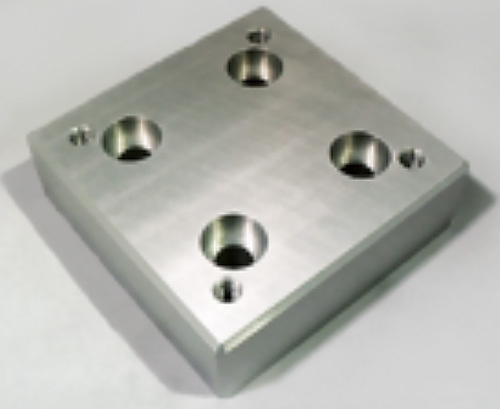 CNC part finished with anodize II
