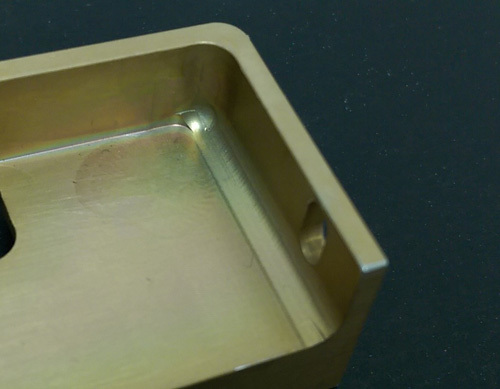 CNC Machined floor fillet