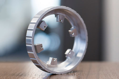 Circular CNC Machined part made of metal