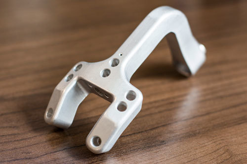 5-axis CNC Machined part made of metal