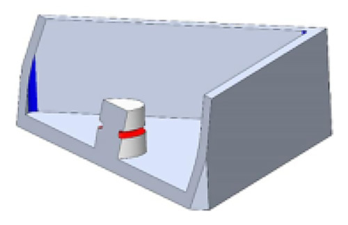 Undercut on CAD model