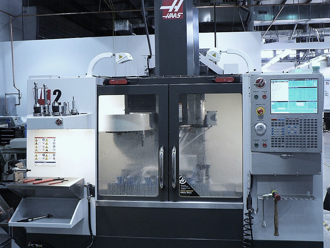 Vertical Milling Machine in Action